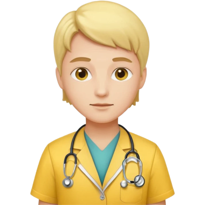 doctor with yellow uniform emoji
