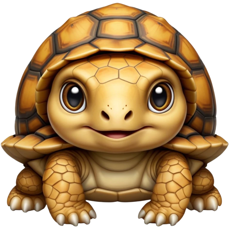 cinematic-baby tortoise-realistic--emoji,,-cute-wise-face-peering-ahead-with-calm-determination,-cute large-eyes-reflecting-centuries of wisdom, emoji