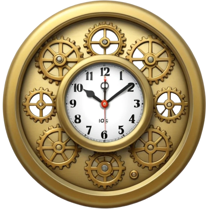 mechanic clock emoji