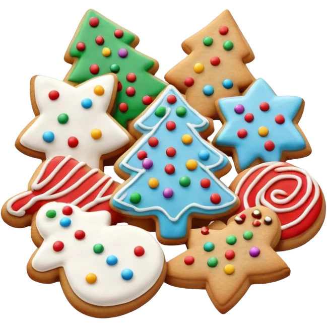 christmas cookies emoji