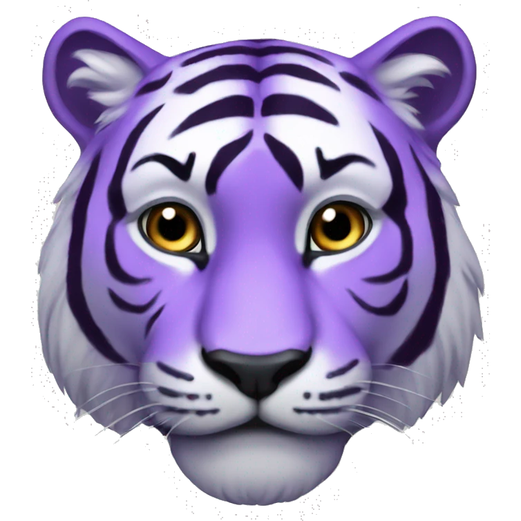 Purple tiger emoji