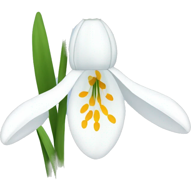 snowdrop emoji
