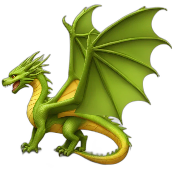 Chat avec ailes de dragon emoji