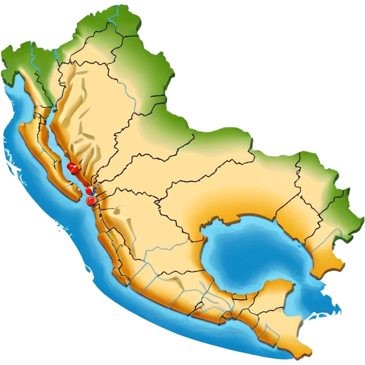 I want that you generate a correctly Peru map emoji