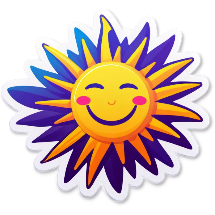 Good morning with the Sun emoji