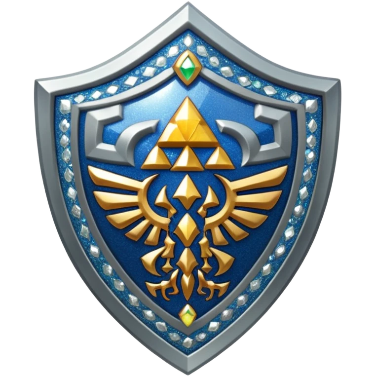 glitter shield Hylian emoji