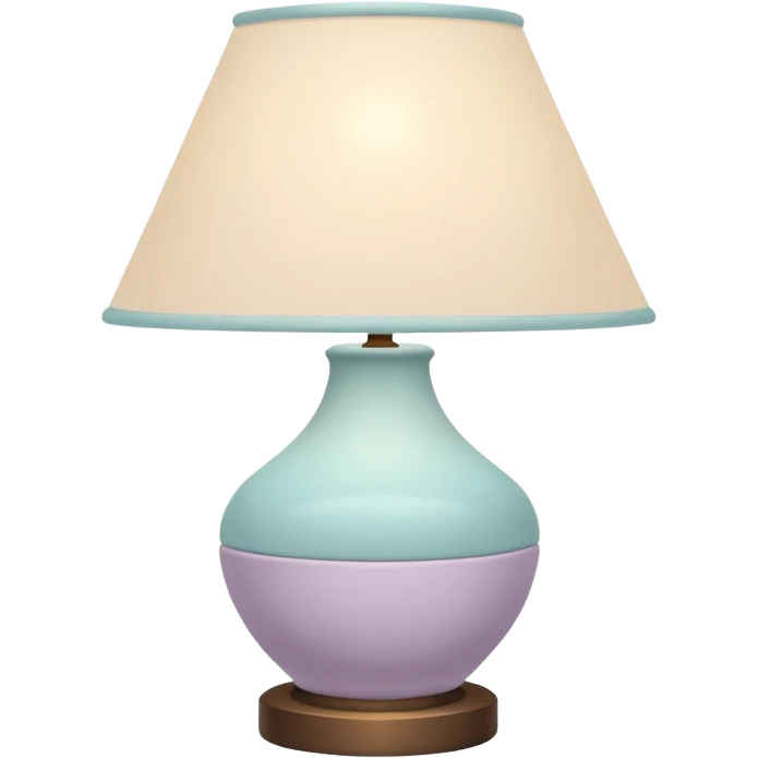 Pastel lamp emoji