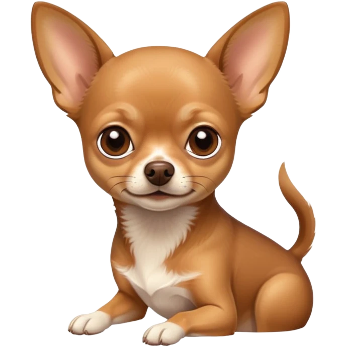 Brown Tan chihuahua  emoji