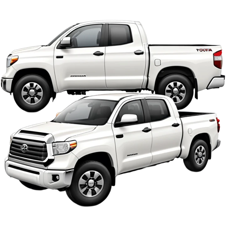 White Toyota tundra emoji