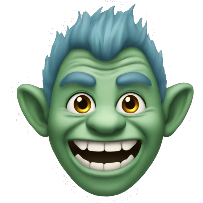 Troll face emoji