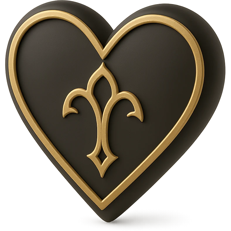 3d gothic heart  effect
 emoji