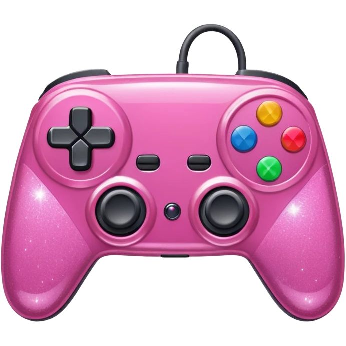 glitter pink control game emoji