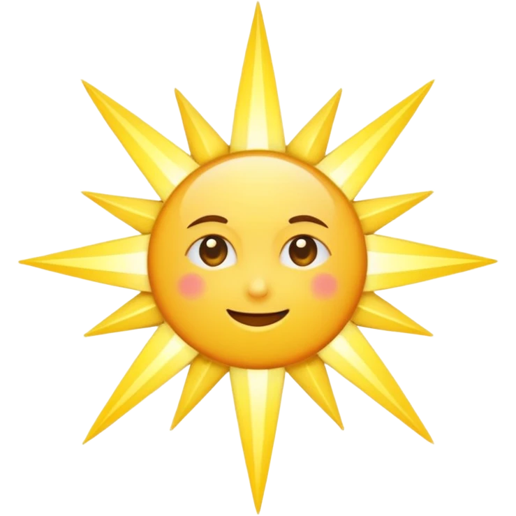 star with long rays emoji