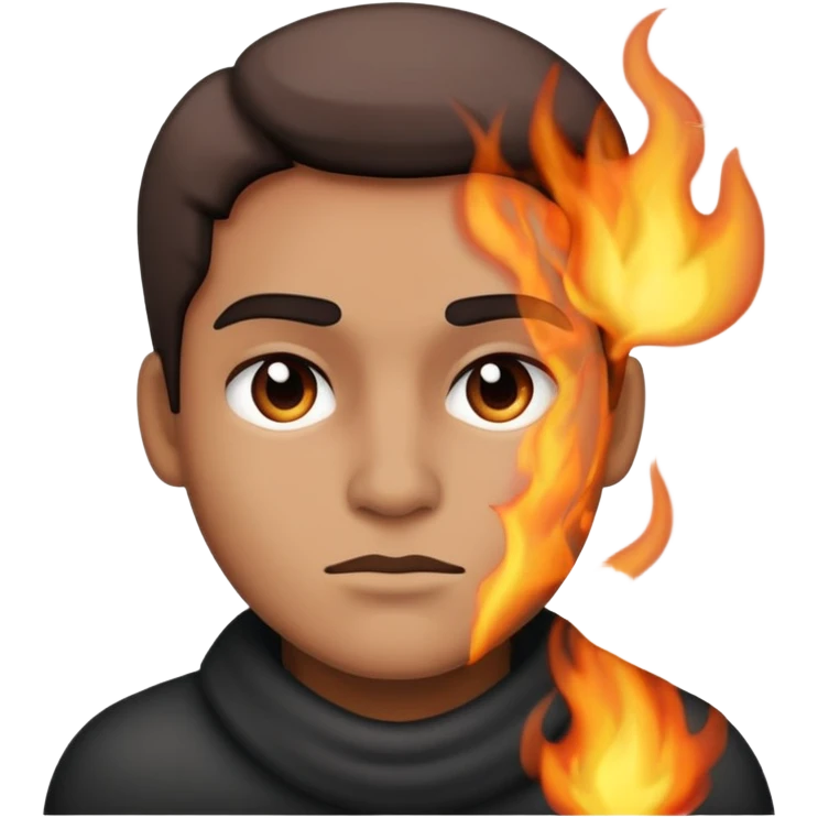 Smolder face emoji