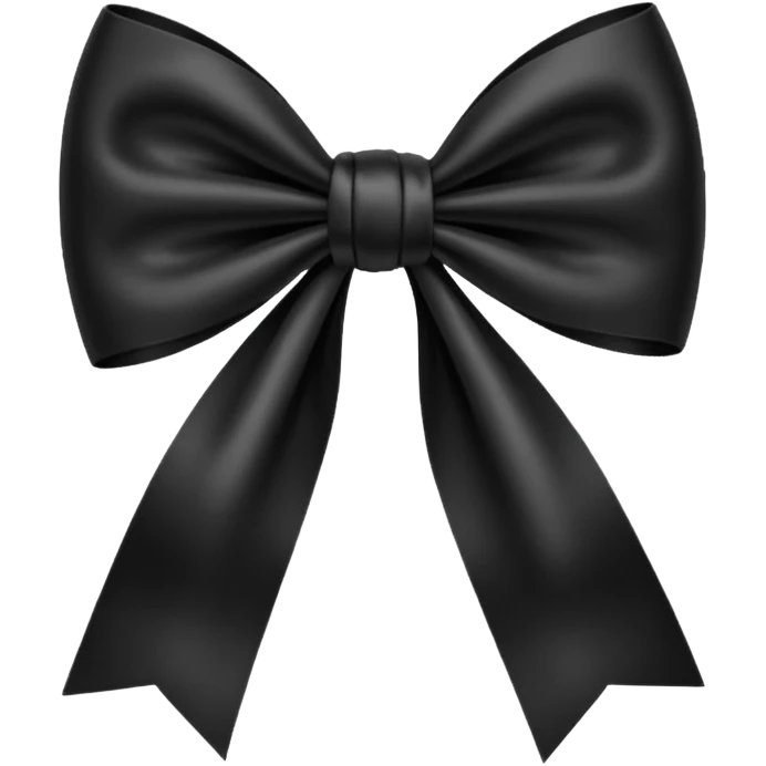 Black Bow emoji