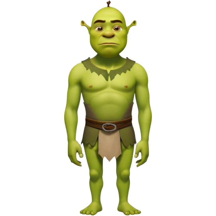 Very Thin Shrek fullbody emoji