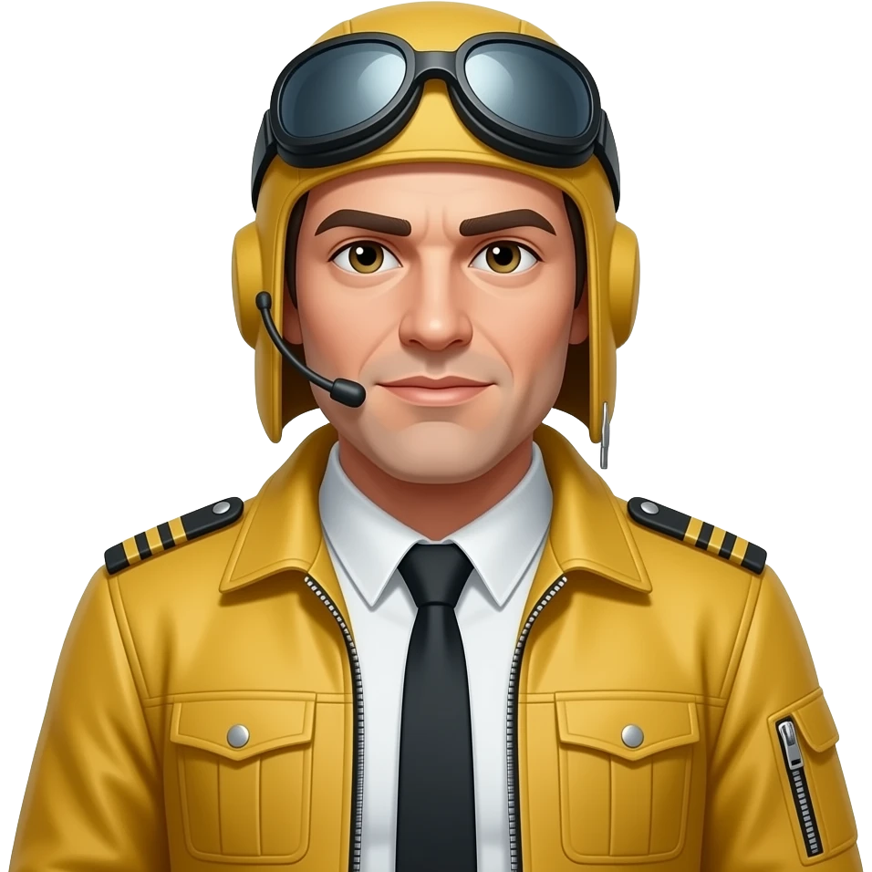 Ladrón de color amarillo como este 🧑‍✈️ emoji