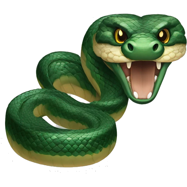 Anaconda snake strong emoji