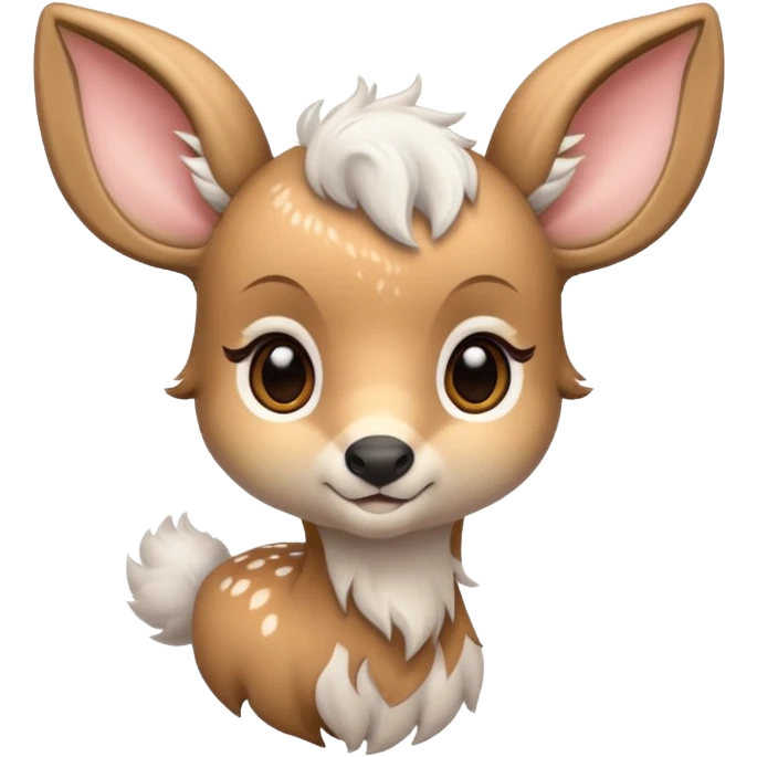 White Bambi  emoji