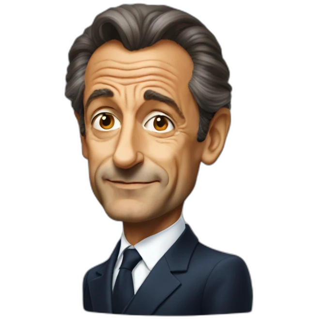Nicolas Sarkozy is a fox emoji