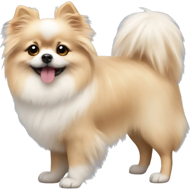 maltese and pomeranian mix emoji