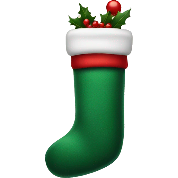 a stocking emoji