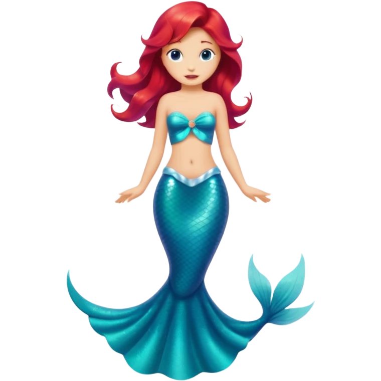 Little mermaid’s dress emoji
