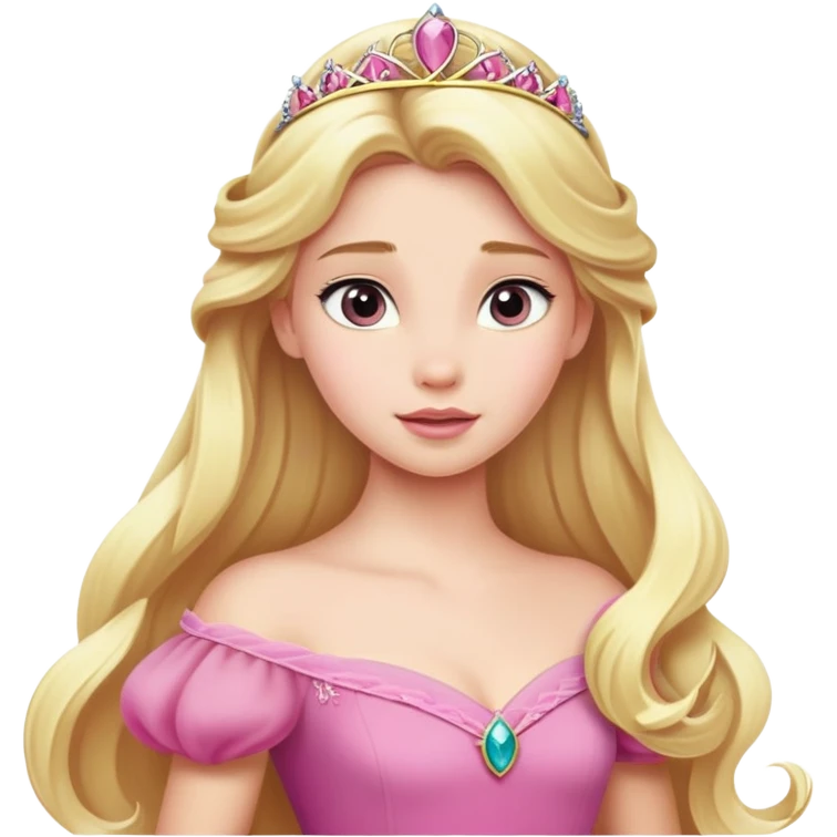 Aurora Disney princess emoji