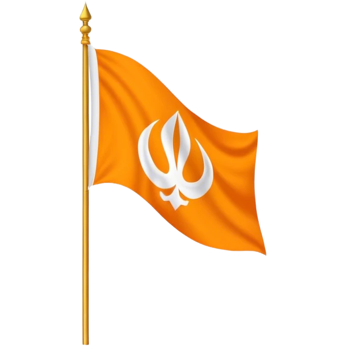khalsa flag in sikh religious emoji