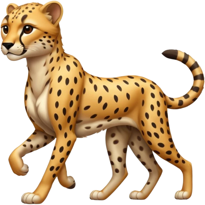 fast aggressive running sheetah  emoji