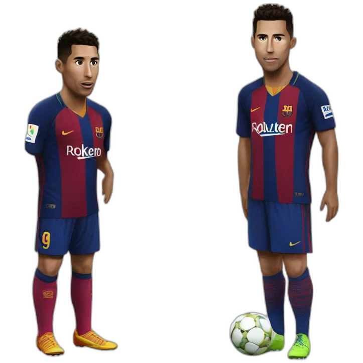 Ronaldo better than messi emoji