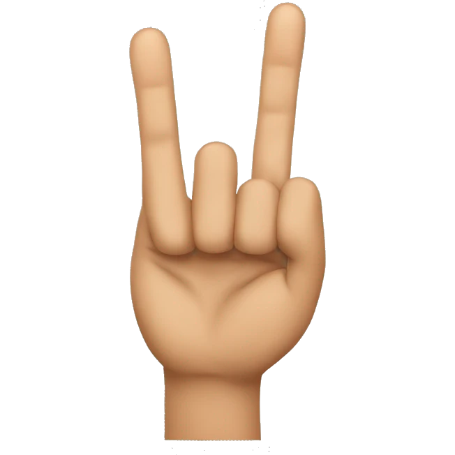 raised finger emoji
