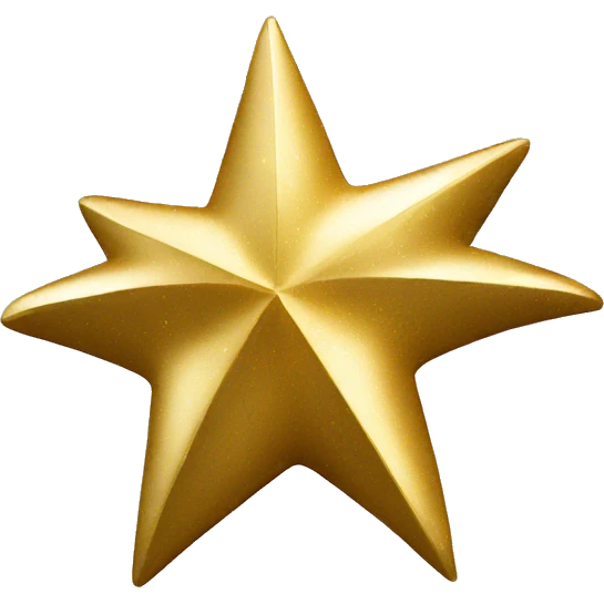 Star gold colour emoji