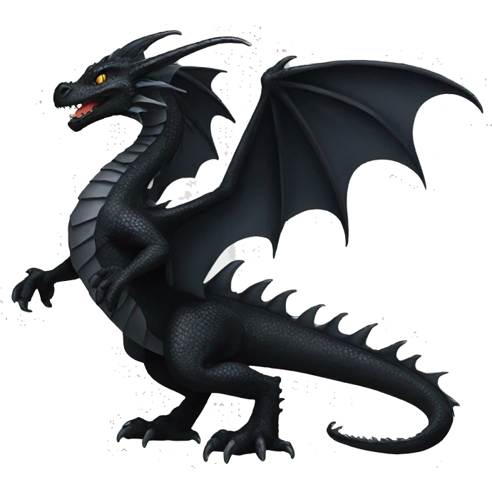 black dragon emoji
