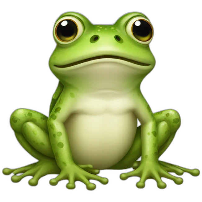 Arabic frog emoji