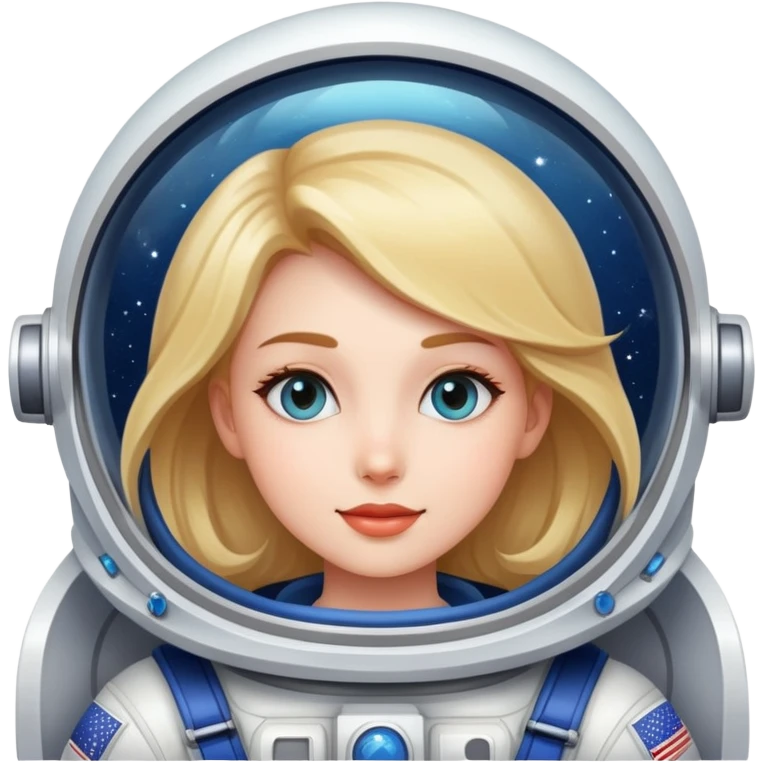 beautiful girl flying to space emoji