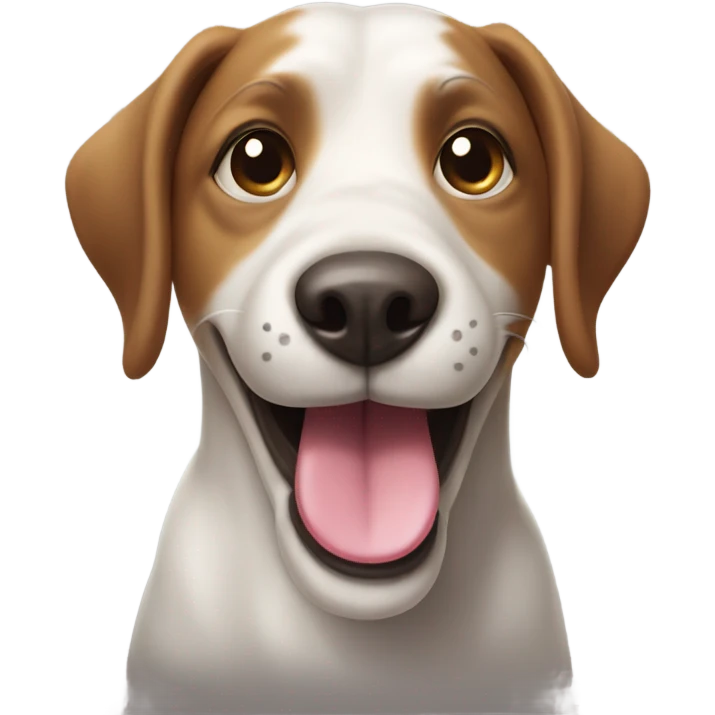 Dog smiling emoji