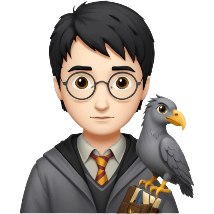 buckbeak and harry potter emoji