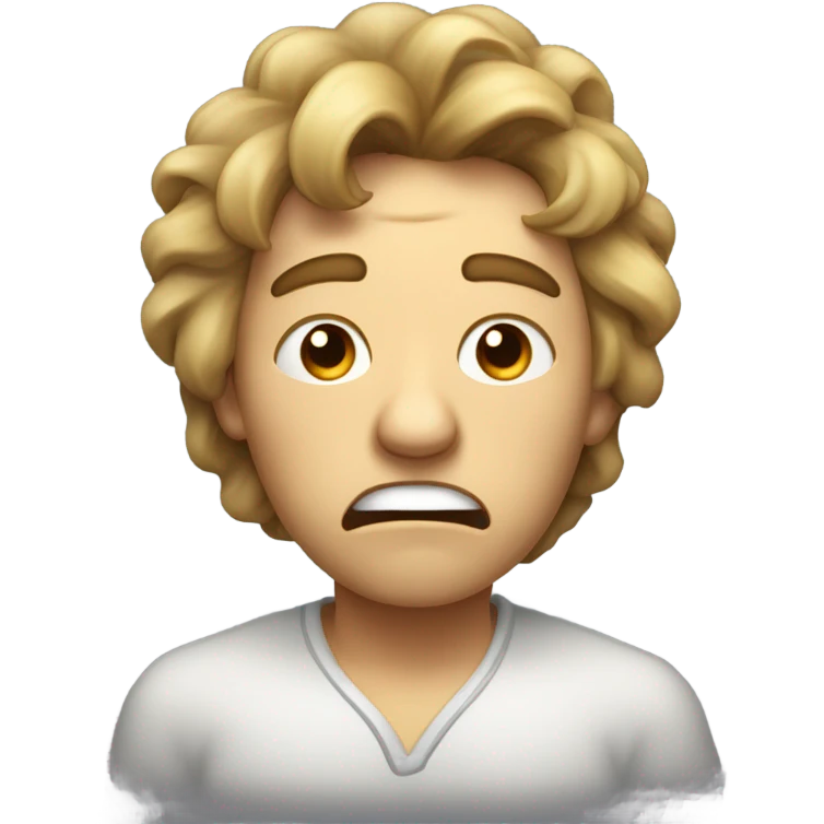 A sleepy person  emoji