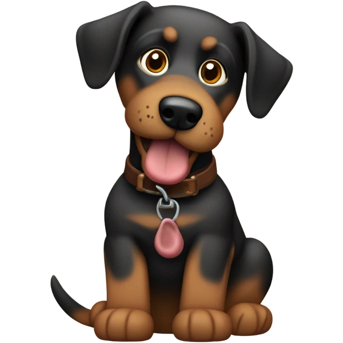 perro salchicha emoji