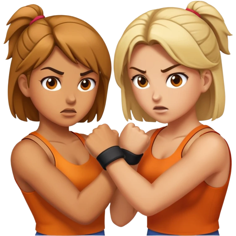 girls fighting emoji