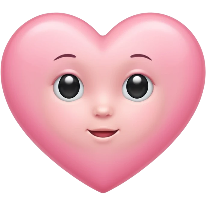 Baby pink heart  emoji