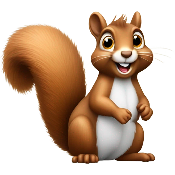 squirrel caught emoji