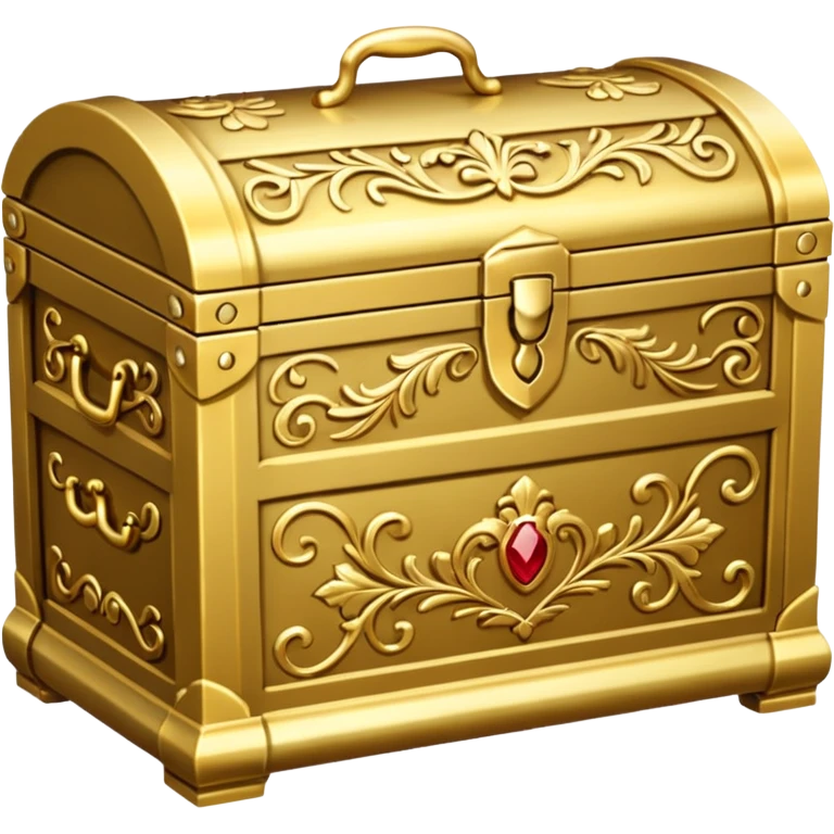 gold mealic chest  premium  emoji