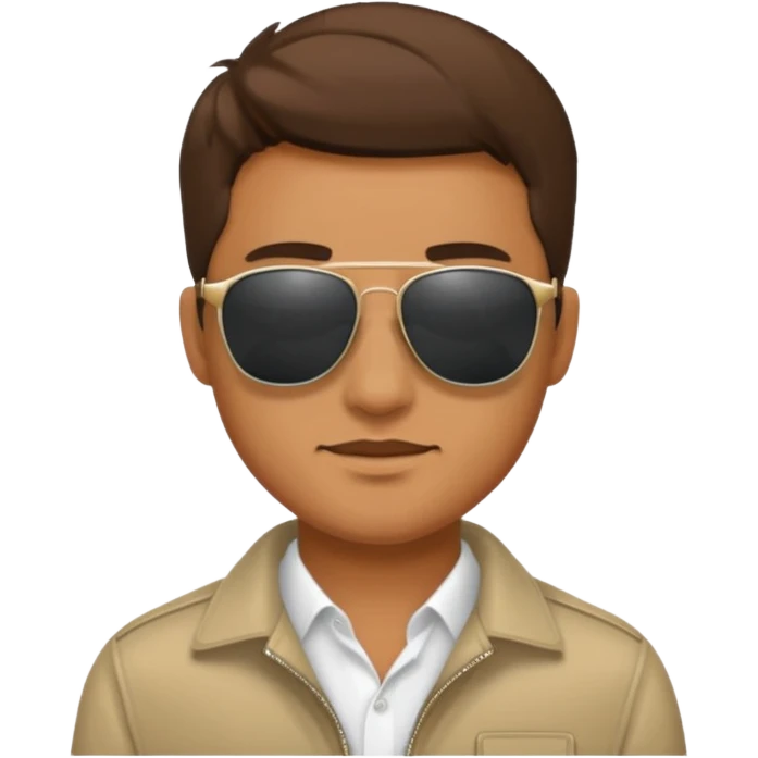 man wearing sunglasses emoji