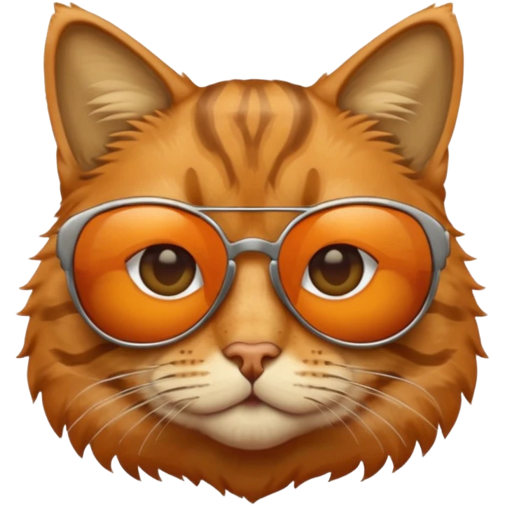 Cat wearing sunglasses emoji
