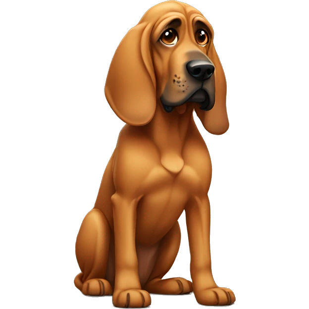 Bloodhound dog  emoji