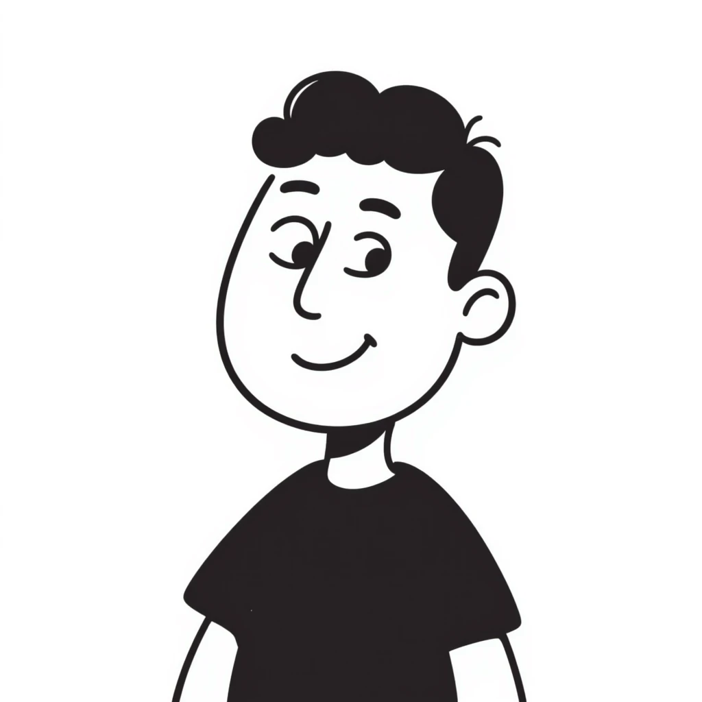 Hispanic adolescent with black buzzcut, no facial hair, mouth open as if saying 'W' emoji