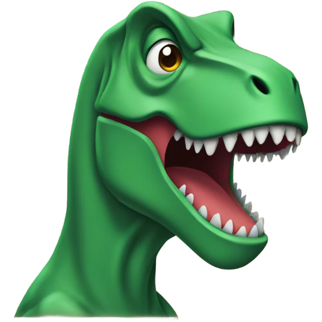 mean trex emoji