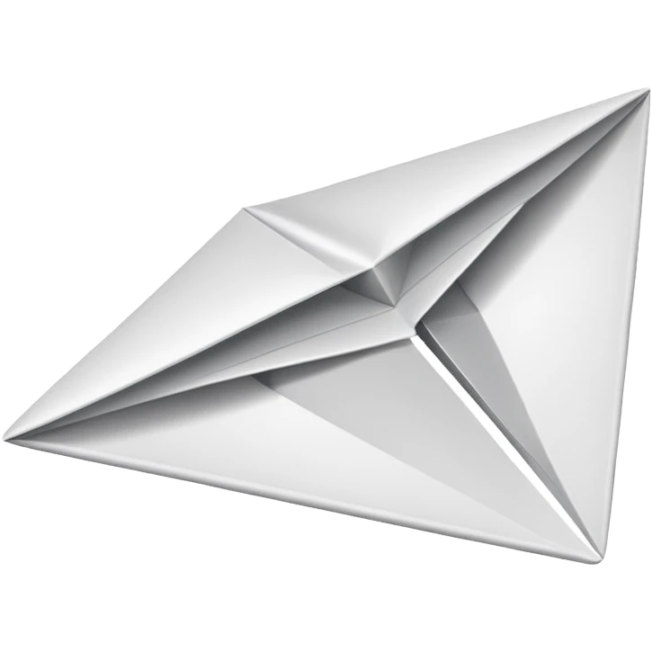 white paper airplane flying emoji
